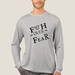 Glaube statt Angst – Durch Gnade gerettet Christli Tri-Blend Shirt