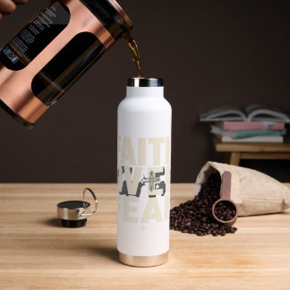 Glaube statt Angst Fitness Motivation – Christlich Trinkflasche