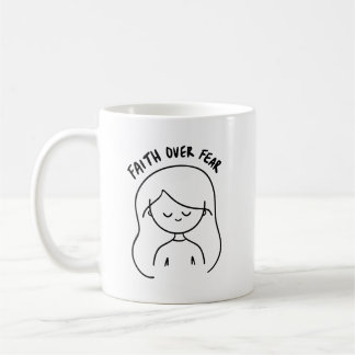Glaube statt Angst - Inspirierende und positive Bo Kaffeetasse