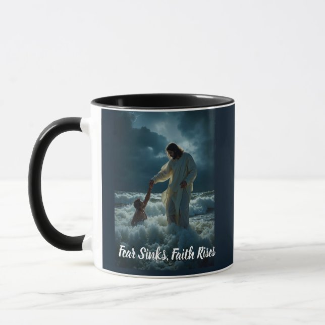 "Glaube statt Angst" - Tasse (Links)