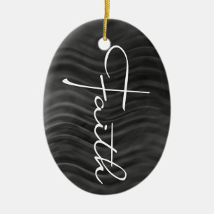 Glaube Typografie Christlich Schwarz-Weiß-Moderne Keramik Ornament