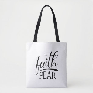 Glaube über Angst Evangeliumsgrafiken Berühmt Chri Tasche