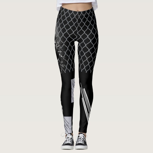 Glaube über Angst - Göttliche Kraft Leggings (Vorderseite)
