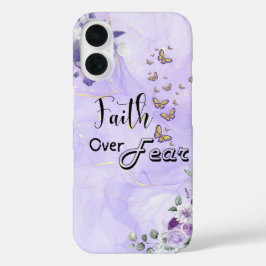 Glaube über Angst - Inspirationsbibel Verse iPhone 16 Hülle
