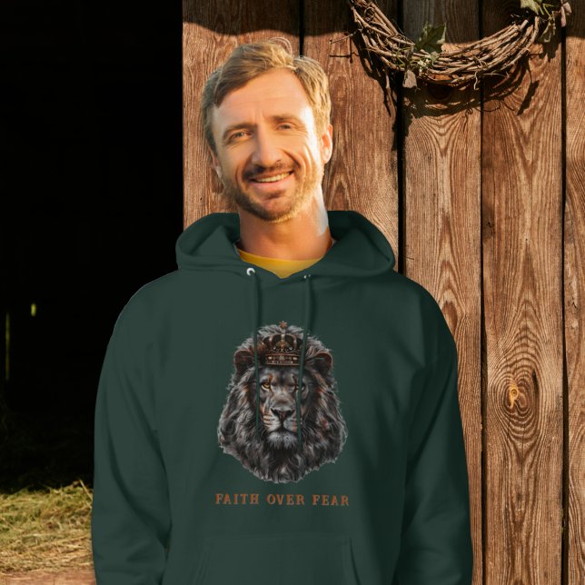 Glaube Über Angst Löwe Hoodie (Von Creator hochgeladen)