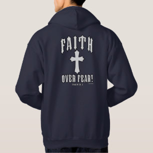 Glaube über Angst Psalm 56:3 Hoodie