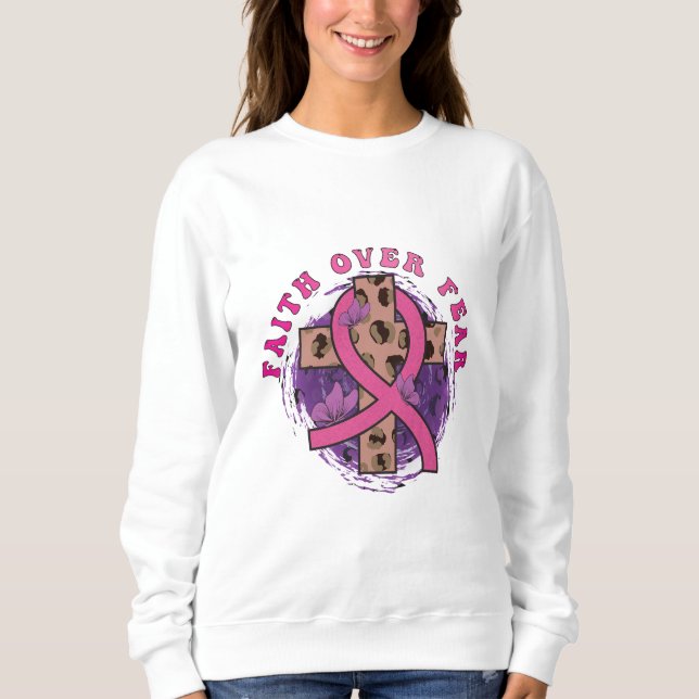 Glaube über Angst Sweatshirt (Vorderseite)