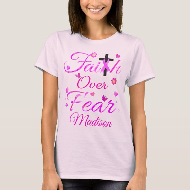 Glaube über Angst T-Shirt (Vorderseite)