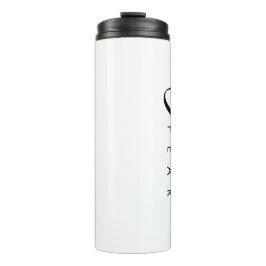 Glaube über Angst Weiß Thermosbecher