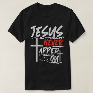 Glaube Überwindet Angst Kühnes Christliches Kreuz T-Shirt