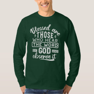 Glaube und Gehorsam – Inspirierende Schrift T-Shirt