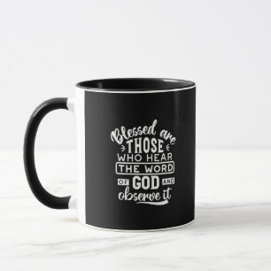 Glaube und Gehorsam – Inspirierende Schrift Tasse