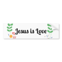Glaube und Hoffnungen Jesus ist Autoaufkleber der 