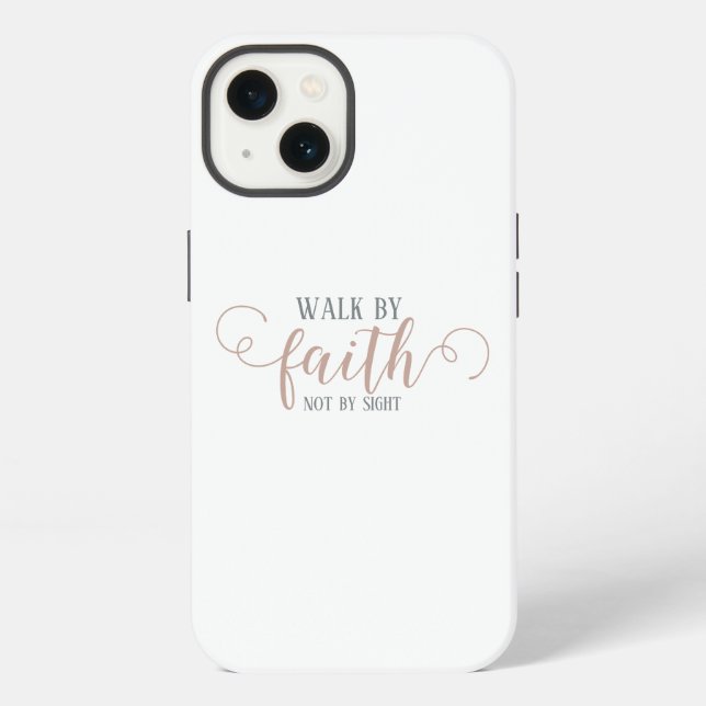 Glaube und Wandel iPhone Hülle (Rückseite)