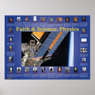 Glaube und Wissenschaft: Physik Poster