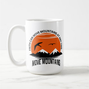 Glaube versetzt Berge – Sunset Serenity Edition Kaffeetasse