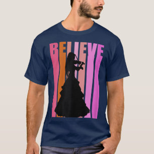Glaube Violin Violinist PLayer Retro Music Player T-Shirt