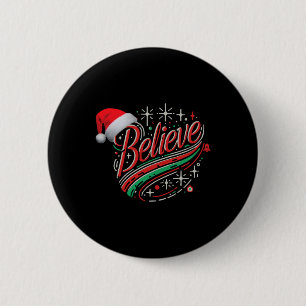 Glaube Weihnachten Feiertage Design Button