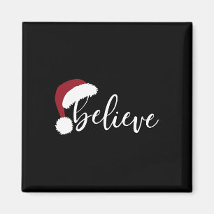Glaube Weihnachten Weihnachtsmann Pajamas Familie Magnet