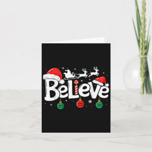 Glaube Weihnachten Weihnachtsmann Reindeer Candy C Karte
