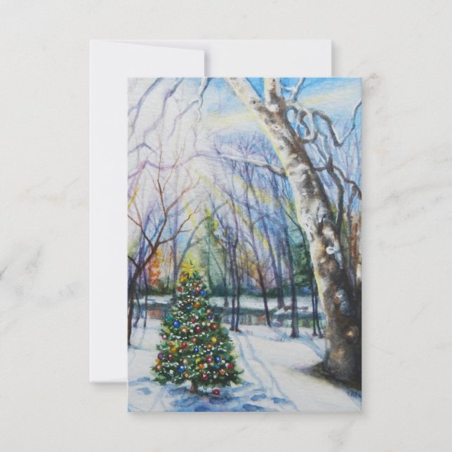 Glaube Weihnachtskarte Einladung (Vorderseite)