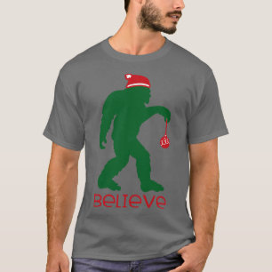 Glaube Weihnachtsmann lustigen Liebhaber Weihnacht T-Shirt