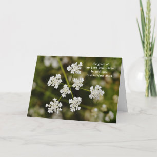 Glaube Wildblume Denken Sie an Sie Gedanken Karte