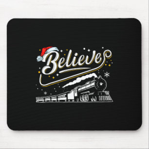Glaube Zug Weihnachten Nordpol Polar Express F Mousepad