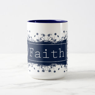 Glaube Zweifarbige Tasse