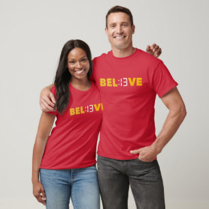 GLAUBEN 13 Sekunden Fußball T-Shirt