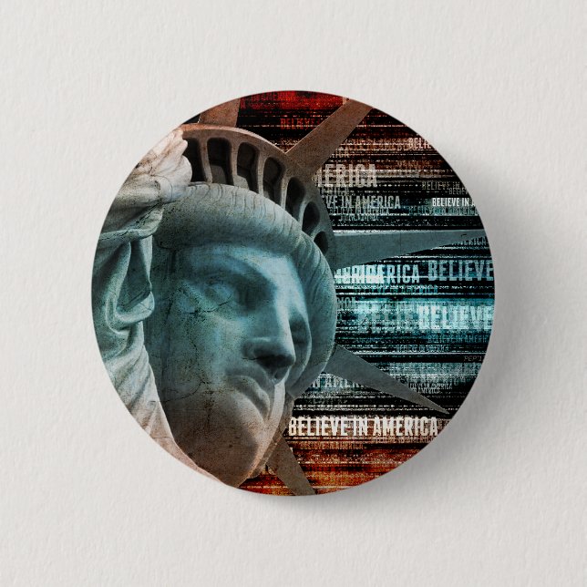 Glauben an Amerika Button (Vorderseite)