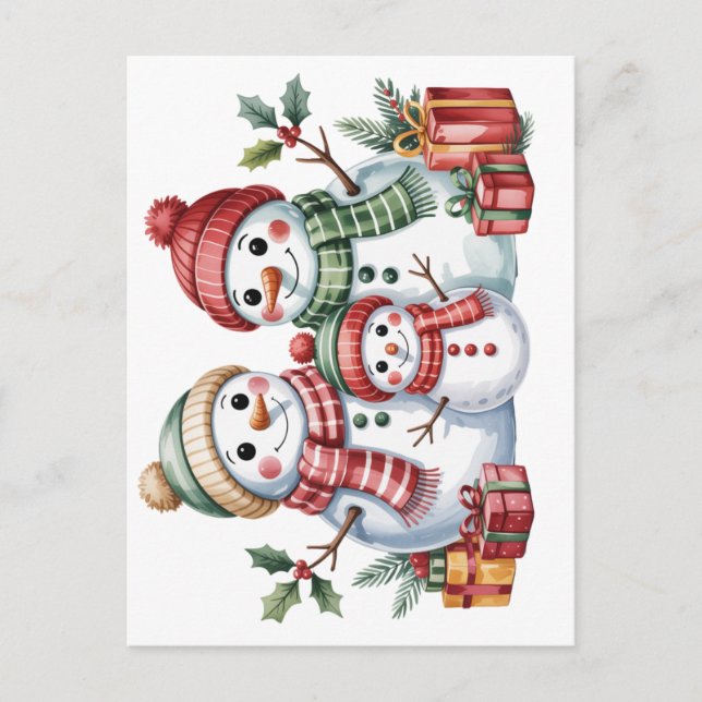 Glauben an Magie Feiertagspostkarte (Vorderseite)