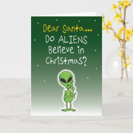 Glauben Außerirdischen an Weihnachten? Karte
