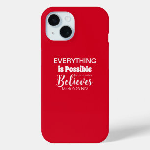 Glauben Bibel Verse Christlicher Glaube Rot Case-Mate iPhone Hülle