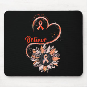 Glauben CRPS Bewusstsein Orange Ribbon Sonnenblume Mousepad