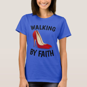 GLAUBEN DURCH GLAUBEN, Christliche Schuhe mit hohe T-Shirt