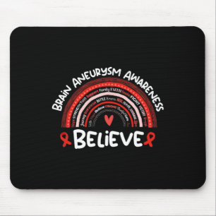 Glauben Gehirnaneurysma Awareness Month Brain Aneu Mousepad