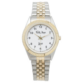 GLAUBEN, HOFFNUNG, LIEBE ARMBANDUHR