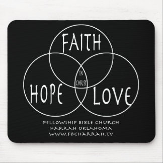 Glauben-Hoffnungs-Liebe-Ratten-Matte Mousepad