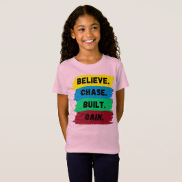 Glauben, Jase, gebaut, motivierend Slogan T-Shirt