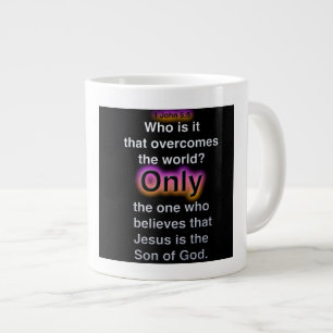 Glauben - Jumbo-Tasse