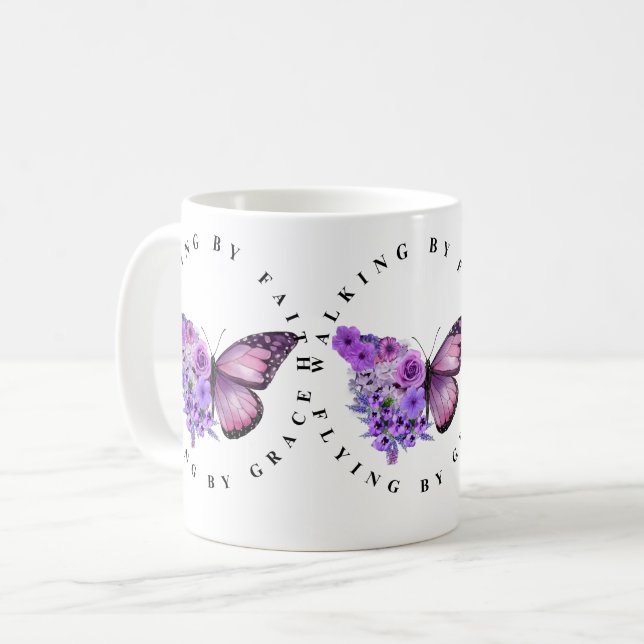 Glauben leben kaffeetasse (Vorderseite Links)