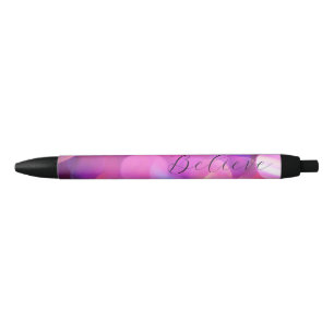 "Glauben" Lila Sparkle-Hintergrund Kugelschreiber