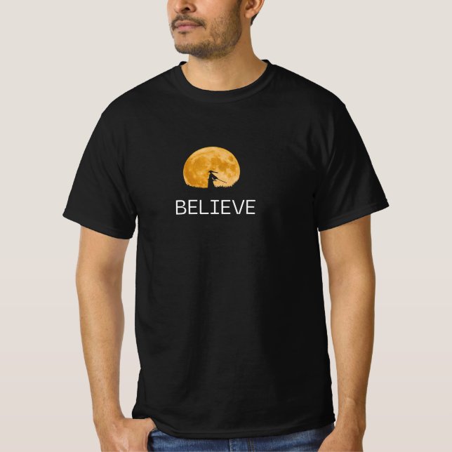 Glauben Samurai Warrior T - Shirt (Vorderseite)
