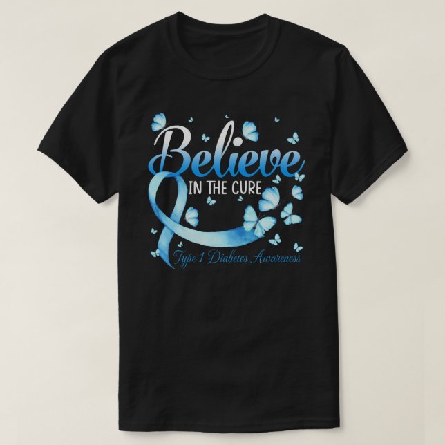 Glauben Sie an den Hintern zur Sensibilisierung fü T-Shirt (Design vorne)