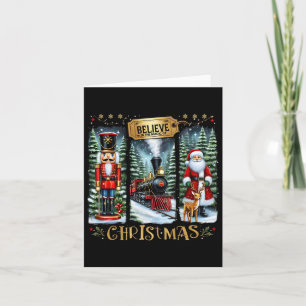 Glauben Sie an den Zauber des Weihnachtslehrernähr Karte