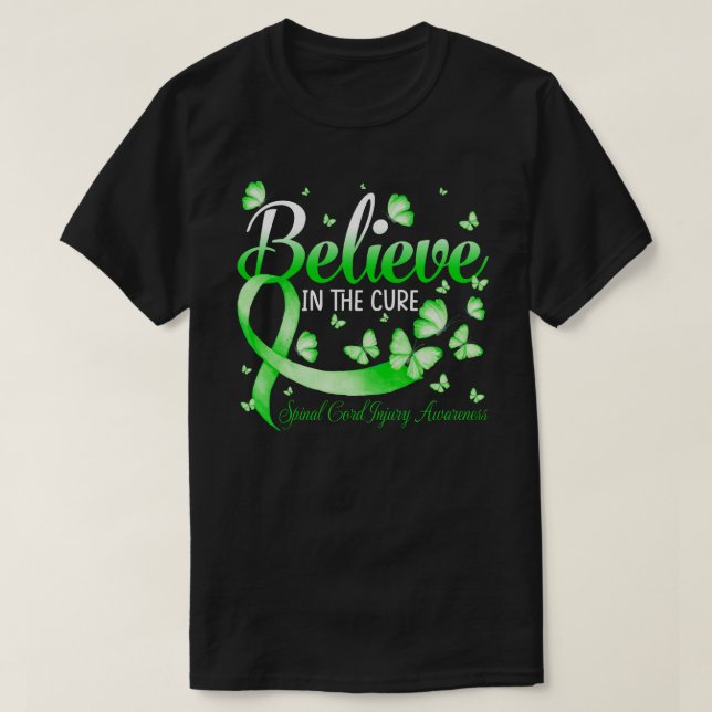 Glauben Sie an die Kur Rückenmarksverletzung Bewus T-Shirt (Design vorne)