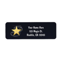 Glauben Sie an die Magic Gold Star Blue Holiday Ca