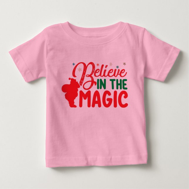 Glauben Sie an die Magie Baby T-shirt (Vorderseite)