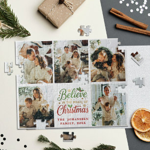 Glauben Sie an die Magie der Weihnachtsfamilie Fot